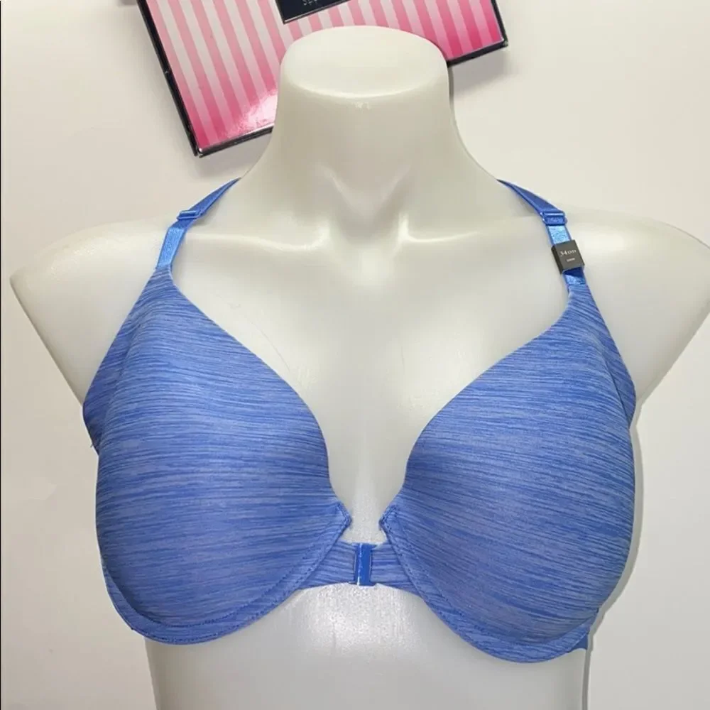 🔥VICTORIA SECRET RACERBACK SEMI DEMI BRA SZ 34DD New